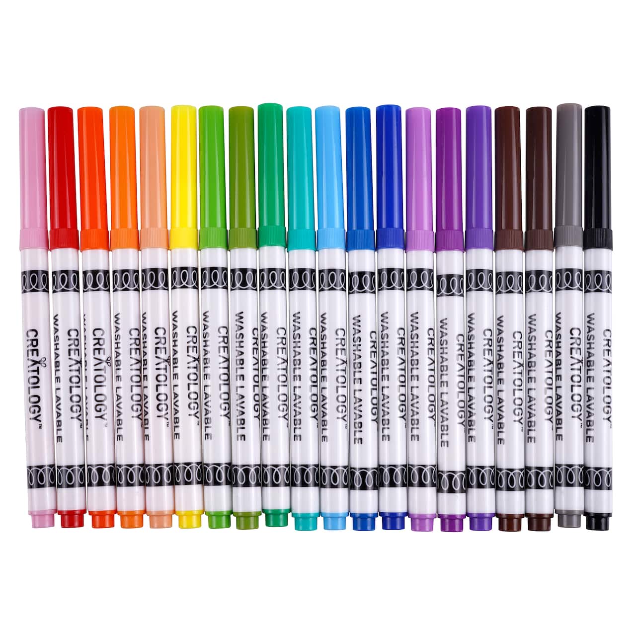 12 Packs: 20 ct. (240 total) Round Tip Washable Marker Set by Creatology®